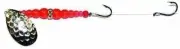 Mack's Lure 17100 Double Whammy Hammered Nickel Orange, #4