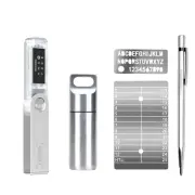 Ledger Nano S Plus - Crypto Hardware Wallet Transparent+Steel Case+Seed Storage