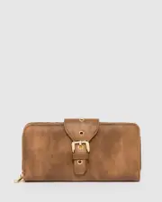 Brown Blake Buckle Wallet