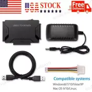 External Hard Drive Reader Recovery Converter for Universal 2.5" 3.5" HDD/SSD CD