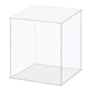 Display Case Acrylic Box Transparent Dustproof Showcase 26x26x31cm