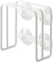 Yamazaki 3499 Suction Cutting Board Stand, White, Approx. 4.7 x 2.4 x 4.7 inches (12 x 6 x 12 cm), Plate, Cutting Board Stand