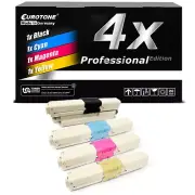4x Eurotone per Cartridge for OKI C-531-DN C-510-DN MC-562-DNW MC-361-DN