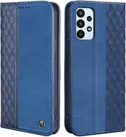 [CXTcase] Case for Samsung Galaxy A23 4G/A23 5G/M23 5G/F23/M13 4G,Shockproof PU Leather Flip Folio Cover with Card Slots,Magnetic Wallet Case for Samsung Galaxy A23 4G,Blue