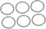 CHILDWEET 6 Pack Car Engine Ring Car Accessories Switch Bling Decorations Auto Engine Start Stop Button Rings Crystal Rhinestone Accessories