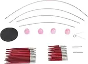 Circular Knitting Needle Set, Circular Knitting Needles, Ergonomic Handle, Smooth for Sewing