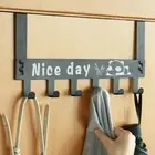 No Punch Over Door Hook Hanger Universal Wall Hanger Hook New Coat Rack