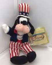Walt Disney Uncle Sam Goofy Bean Bag Plush W/ Tag