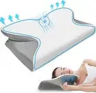 Memory Foam Pillows for Neck and Shoulder Pain, Contour Cervical Orthopedic Pill