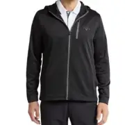CALLAWAY GOLF NWT Long Sleeve Tech Fleece Full Zip Hoodie Jacket Black XXLarge