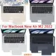 （尼萊樂3C）適用於 MacBook Air 13.6 M2 A2681 Pro 13 M2 14 16 英寸 A244