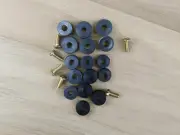 Ace Synthetic Rubber Flat Faucet Washer Assortment with Brass Screws