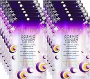 Pacifica - Blackhead Remover Pore Strips - 12-PACK Cosmic Vanish - for Nose, Chin & Forehead - Deep Cleansing Nose Strips w/Instant Pore Unclogging - Oil-Free Vegan Dermatologist Tested