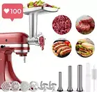 Meat Grinder Attachment for KitchenAid Stand Mixer – 3 Sausage Stuffer