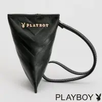 在飛比找momo購物網優惠-【PLAYBOY】零錢包 Memory系列(黑色)