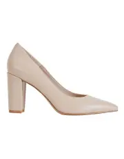 [Sandler] Lyric Heeled Shoes in Blush Leather