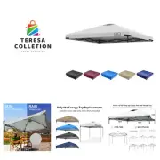10x10 Replacement Top Pop Up Canopy Tent Top Cover Roof with Air Vent and Adj...