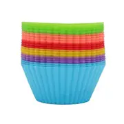 Muffin Silicone Cupcake Case Round Cup Cake DIY Bake Mold Baking Mould - 20x
