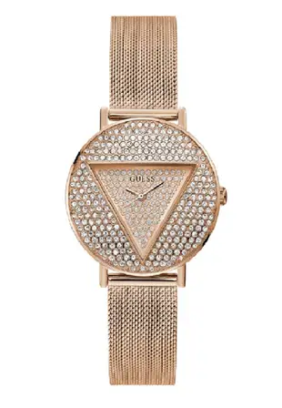 Guess Iconic Rose Gold Stainless Steel Women Watch GW0477L3