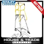 Bailey Platform Ladder Order Picker 1.4m Industrial Aluminium LADDERWELD FS13876