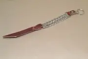 Key Chain - Double Curb Chain Style w/Lace (J3)