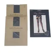 Ann Taylor Microfibre Lt. Opaque Control Top Hose, Small OS bundle