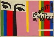 ARTICULOZY Giclee Print Rolled - Henri Matisse - Design for cover of Exhibition H. Matisse - 24x18 Inch Canvas Wall Decor Art Print