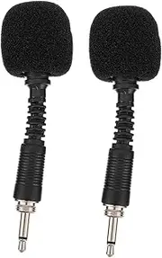 Totority 2 Pcs Mini Boom Wired Gaming Mic USB Mic Portable Singing Supplies for Laptop Mic for Living Singing Copper Black
