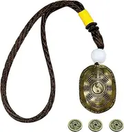 Qianly Turtle Shell Charm Turtle Shell Ornament with Hand Wrist Strap Lanyard for Women Men