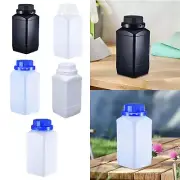 Wide Mouth Square Bottle 1L Sealing Liquid Storage for Classroom Lab Home
