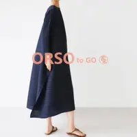 在飛比找ETMall東森購物網優惠-ORSO三宅褶皺大長裙女夏2020新款氣質韓版冷淡風連衣裙極