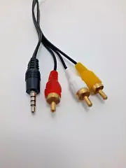 3.5mm to 3RCA Video Cable for Camcorder 4.5 ft