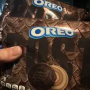 New Oreo Post Malone Swirl Salted Caramel Shortbread Chocolate 10oz Cookies x 2