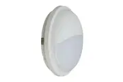 Bulkhead Wall Light Lamp 20W Round White 5000K IP65 OD225mm Eyelid 1600LM