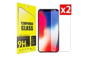 2 x Tempered Glass Screen Protector For IPhone 15 14 13 12 11 Pro XS Max Plus