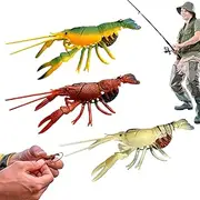 Bass Fishing Bait | Realistic Creature Baits for Bass Fishing - Flexible Supplies for Pike Pickerel Trout Walleye Bream Salmon