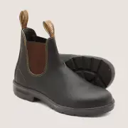 BLUNDSTONE Men's 500 Premium Leather Chelsea Boots - 10.5 - Stout Brown