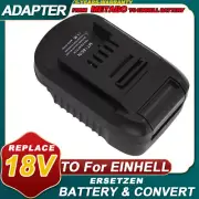 Battery Adapter For 18V Metabo Battery Converter to Einhell 18V Cordless Power