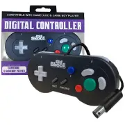 DIGITAL CONTROLLER COMPATIBLE with GAMECUBE & GAMEBOY PLAYER -,Black