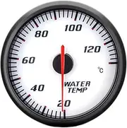 PMGMZPGPMA 60mm Tachometer Boost Vacuum Water Temp Oil Temperature Oil Press Voltage Air Fuel Ratio EGT Gauge Black Case GPS Speedometer Automobile Tachometer(Water Temp Gauge)