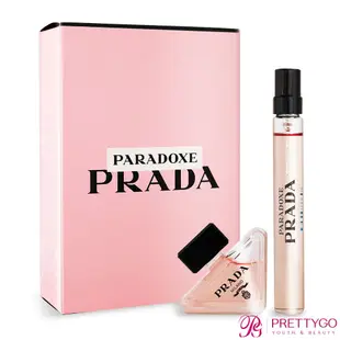 PRADA PARADOXE 我本莫測女性小香禮盒(10ml+7ml)-香水航空版【美麗購】