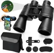 AUTOWT 20x50 Binoculars for Adults - High Powered Binoculars with Low