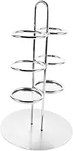 BESTYASH Food Clip Rack Spoons Kitchen Spoon Holder Utensil Rack for Kitchen Party Utensil Holder Cooking Utensil Storage Holder Spoon Rack Countertop Utensil Holder Stainless Steel Silver