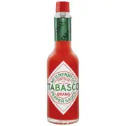 Tabasco Red Pepper Hot/Chilli/Spicy Sauce/Condiment 60ml Kitchen/Pantry Food