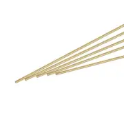 0.8mm Diameter 250mm Length Brass Solid Round Rod for DIY Craft 20Pcs