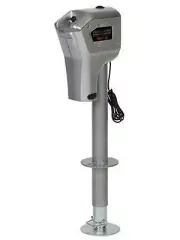 Husky Towing Trailer Jack - Elect 4K Cap 18" Travel With 6" Drop Down Leg 3 HO