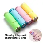 LED UV Gel Curing Lamp Light Portable Dryer Fast Cure Nail Flashlight Torch Mini