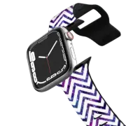 Apple Watch Series 7-9 (41mm) Impact Band Galaxy White Chevron