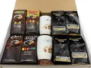 Holiday Gift Box For Decadent Chocolate Coffee Lovers , By Brickhouse, With Mugs