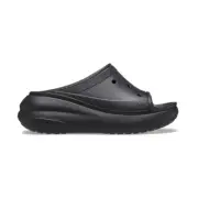 New CROCS Womens CRUSH SLIDE 208731-001 BLACK UNISEX US W 6 - 9